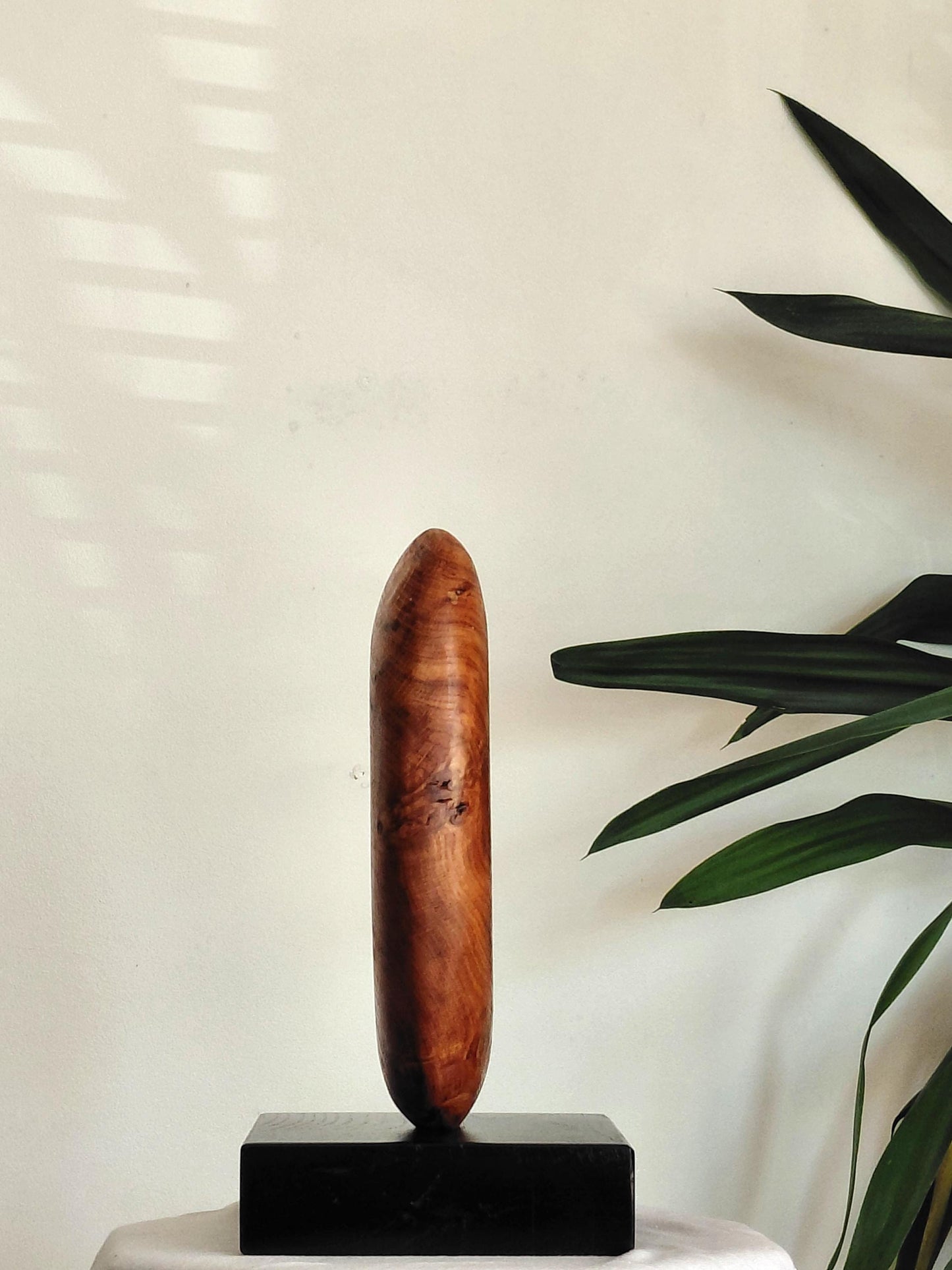 Hand Carved Burr Oak Sculpture